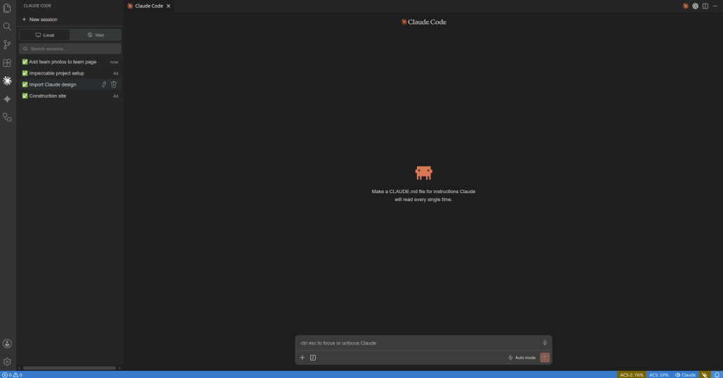 Aperçu de VSCode