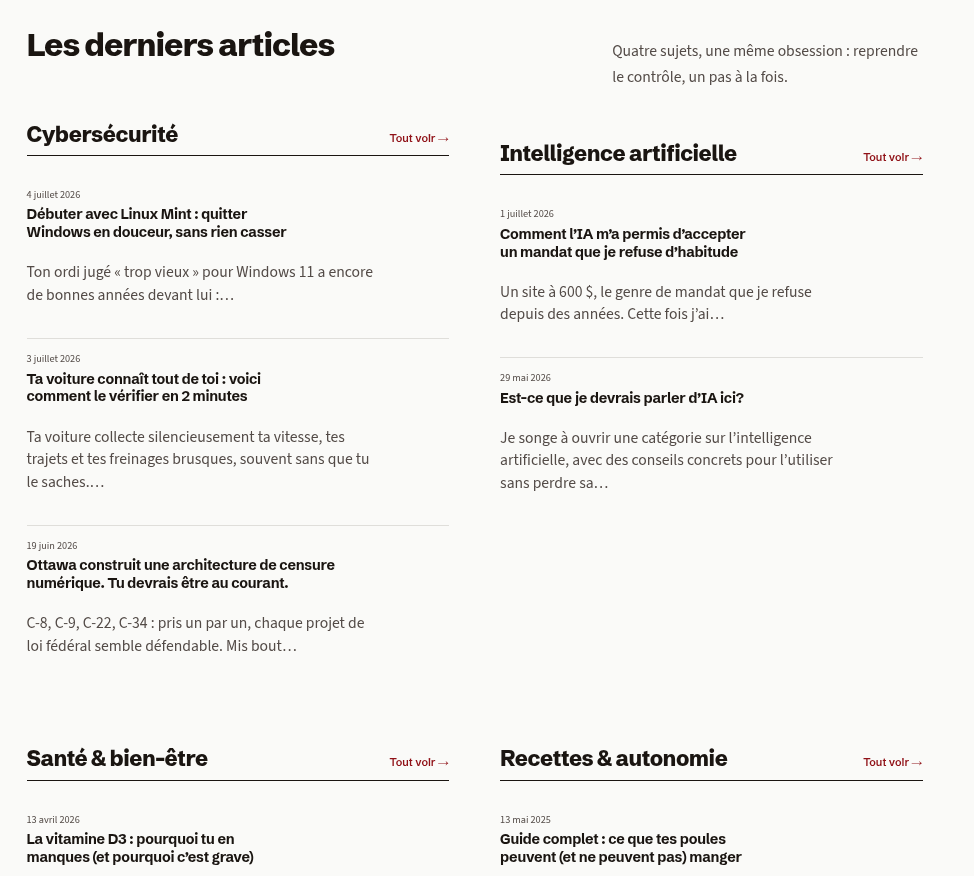 Ce blog a grandi, alors je l’ai reconstruit image Ce blog a grandi, alors je l’ai reconstruit image